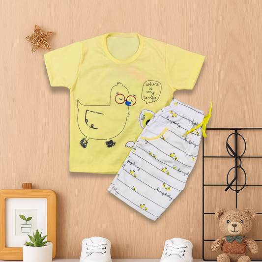 Cute Duck Kidswear Set – Soft Cotton